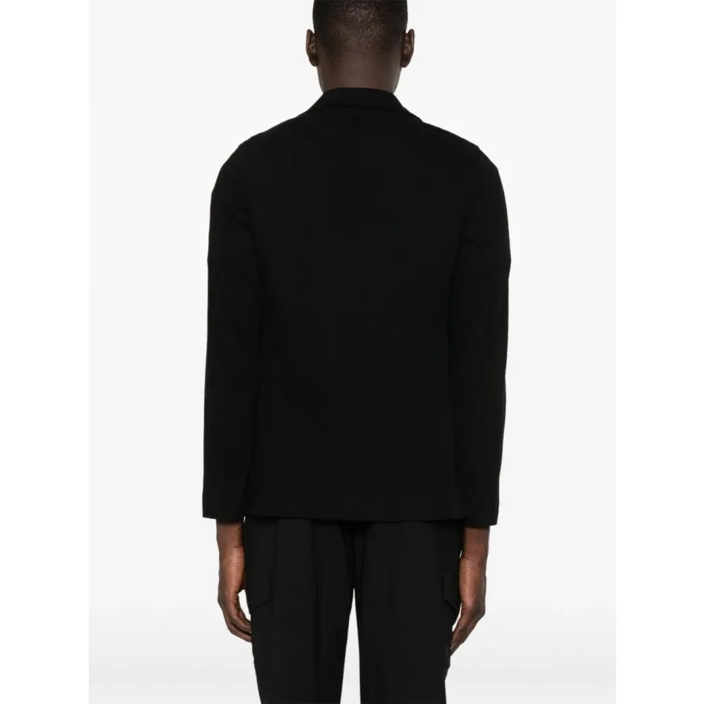 Black Buttoned Jacket with Patch Pockets - Circolo 1901 - Modalova
