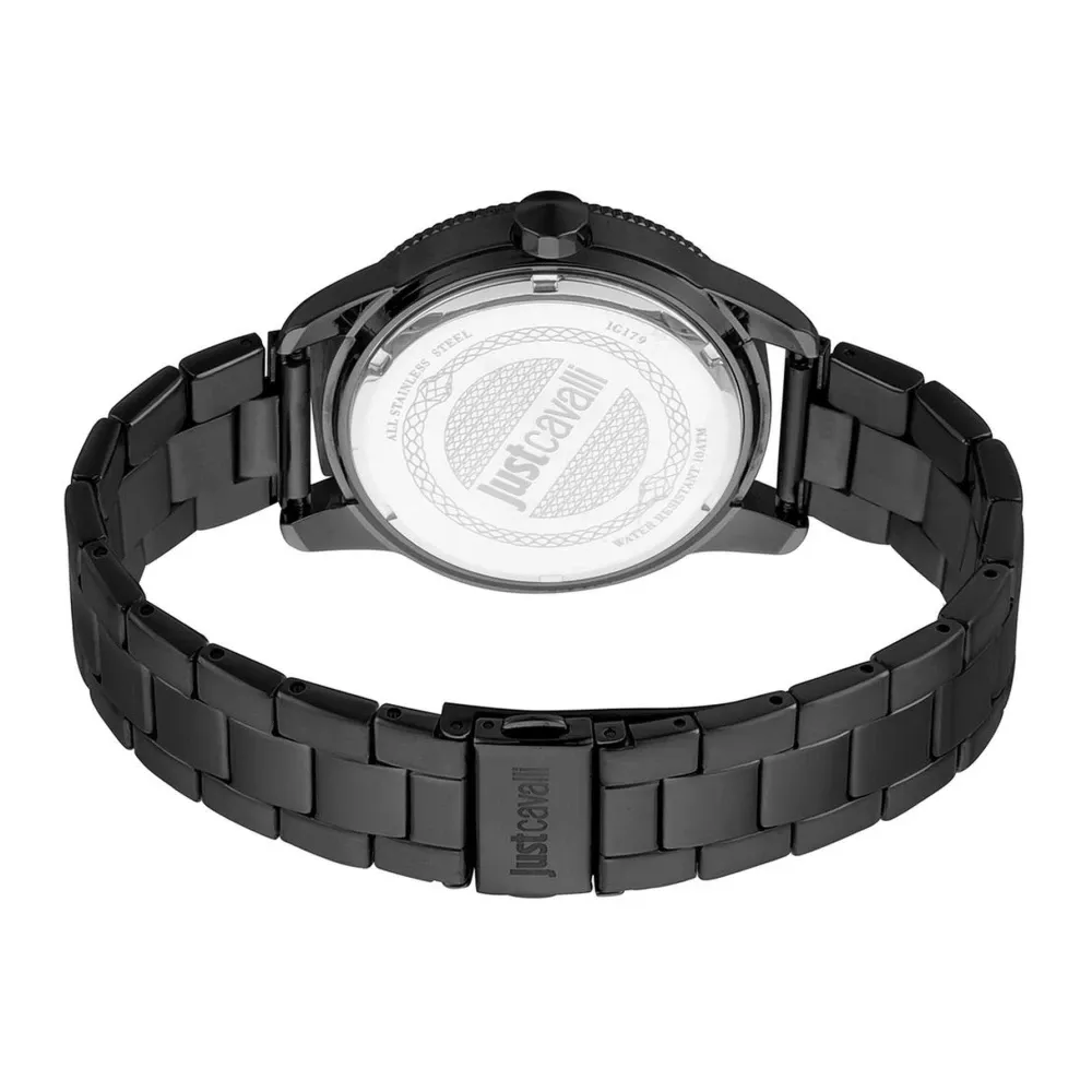 Elegant Analog Quartz Watch with Date - Just Cavalli - Modalova