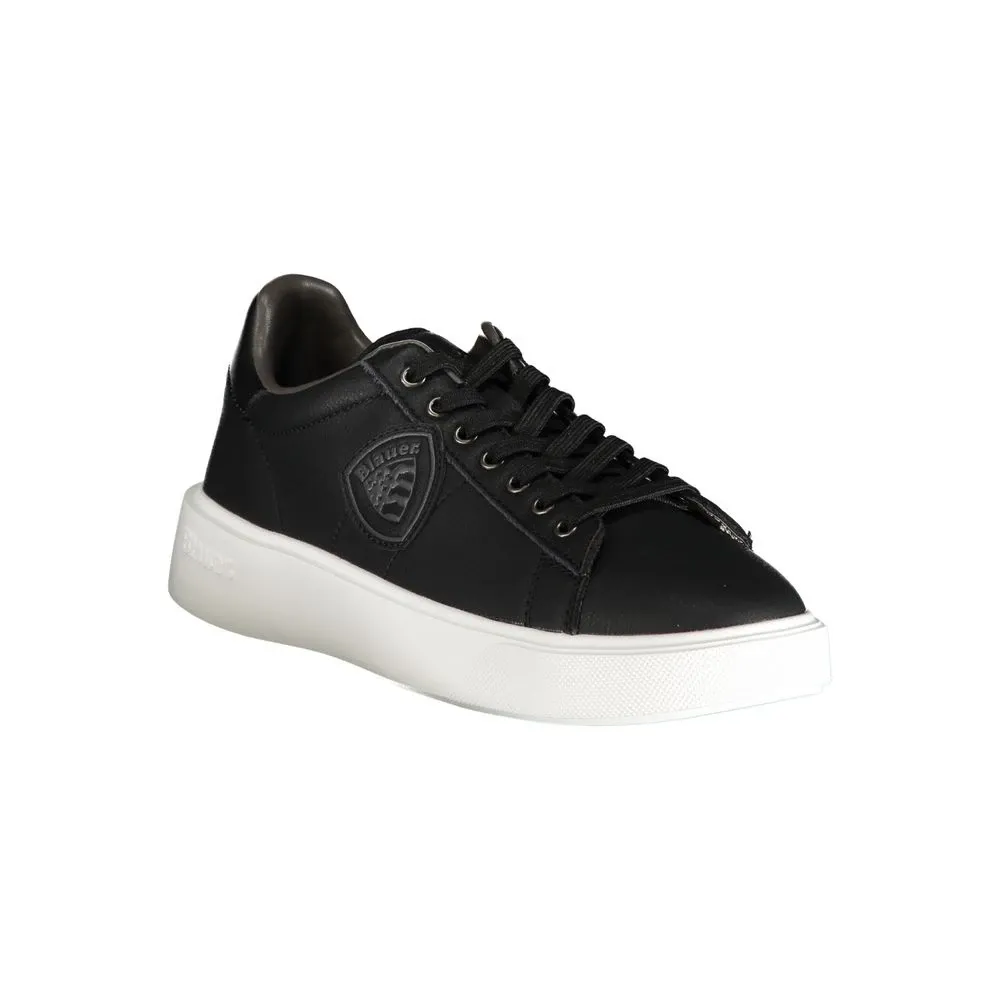 Sporty Black Polyester Sneaker - Blauer - Modalova