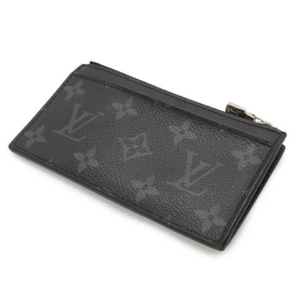 Pre-owned Taigarama Monogram Eclipse Card Holder - Louis Vuitton Vintage - Modalova