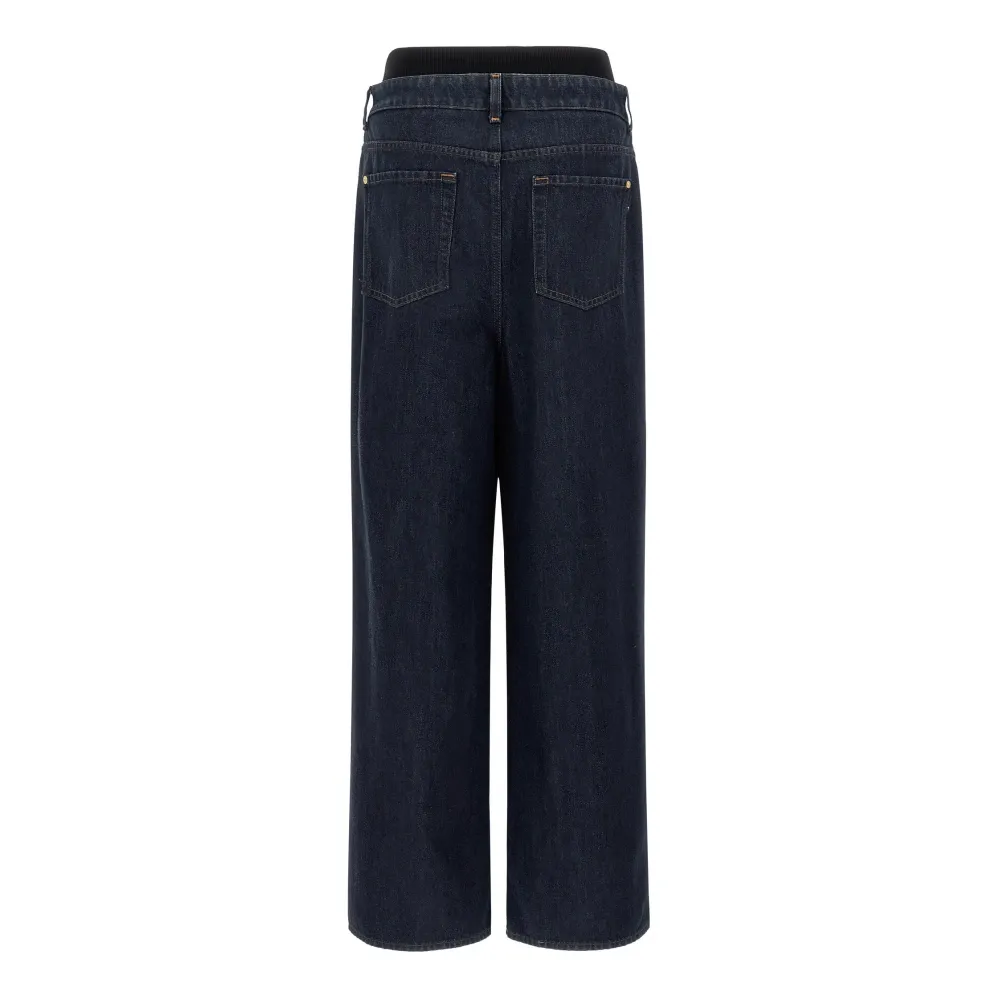 Banded Slouchy Wide Jeans - 7 For All Mankind - Modalova
