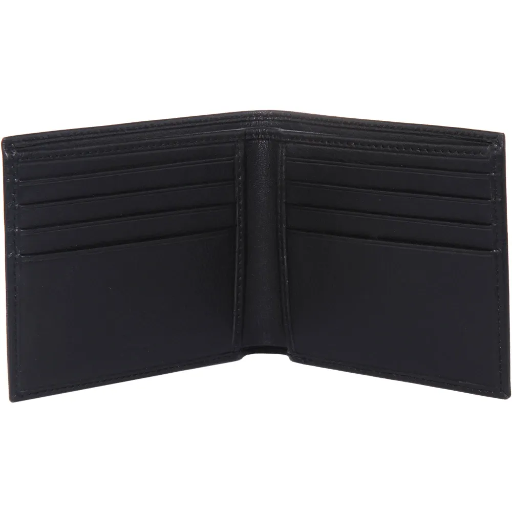 Classic Black Leather Wallet for Men - Hugo - Modalova
