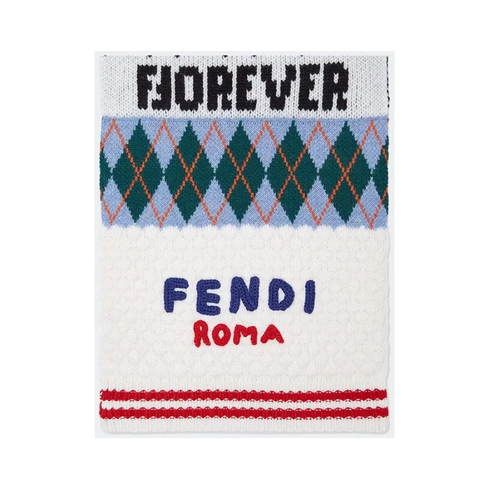 Multicolor Logo Scarf - Fendi - Modalova