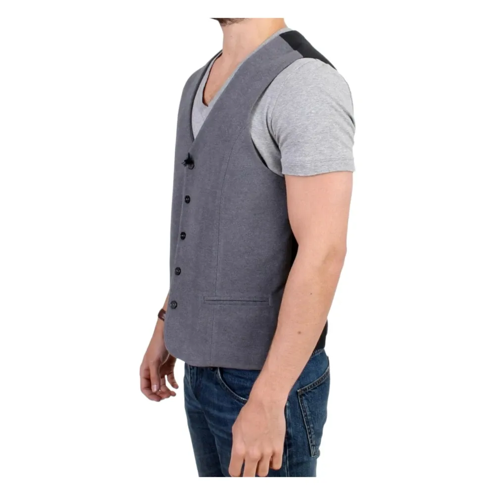 Gray Casual Vest Italian Elegance - Costume National - Modalova