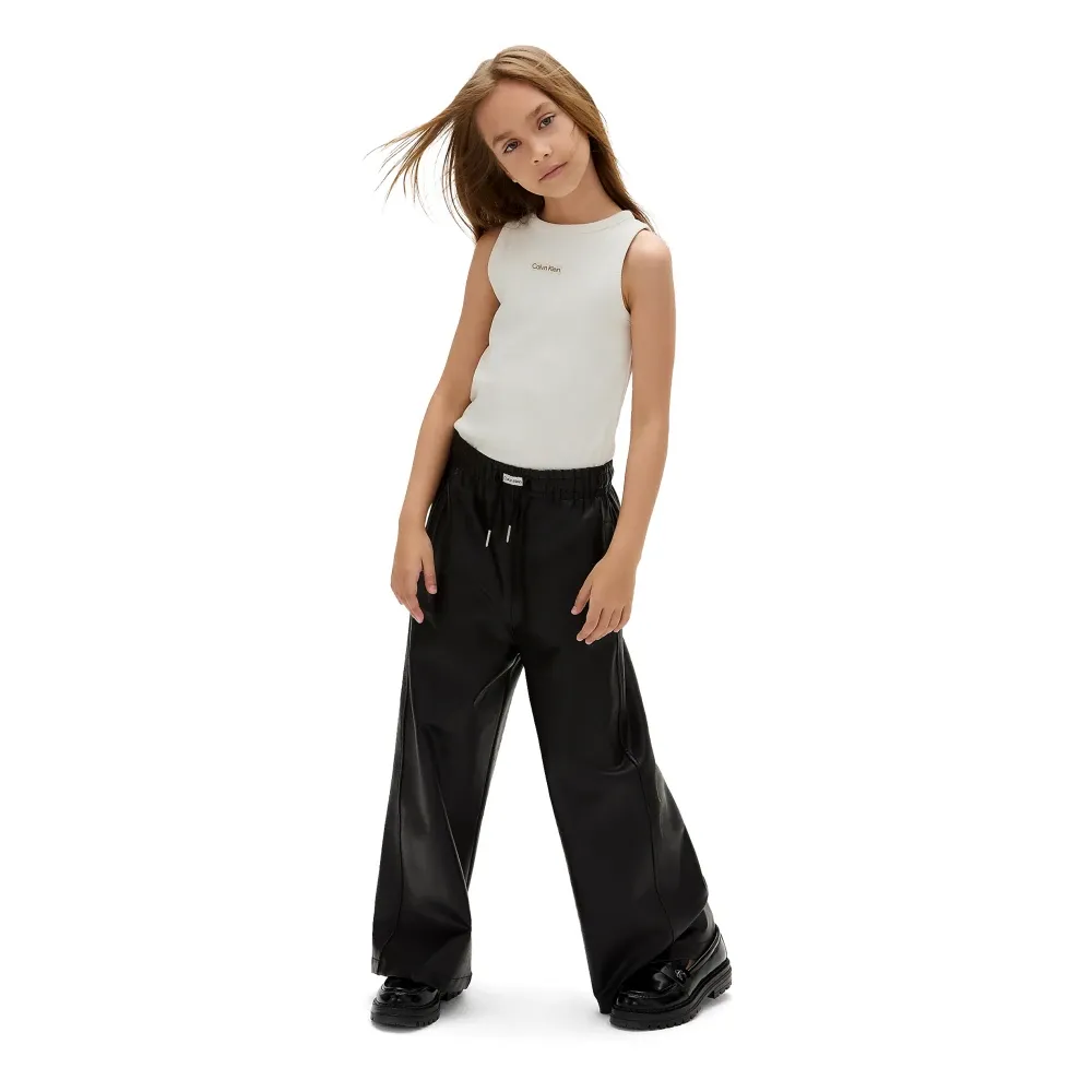 Faux Leather Pants - Calvin Klein Jeans - Modalova