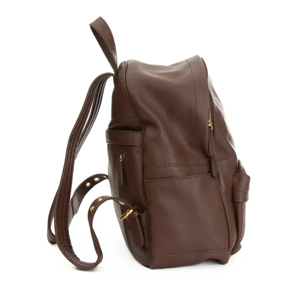 Brown Leather Backpack - Eleventy - Modalova