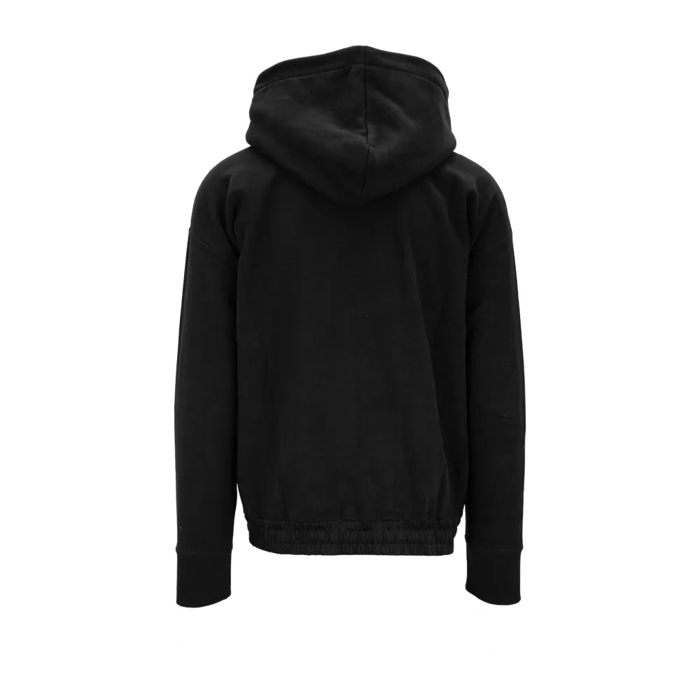 Hooded Sweatshirt with Embroidered Logo - Saint Laurent - Modalova