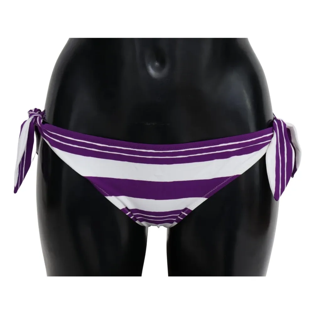 Slip Bikini a Righe - Glamour in Piscina - Dolce & Gabbana - Modalova