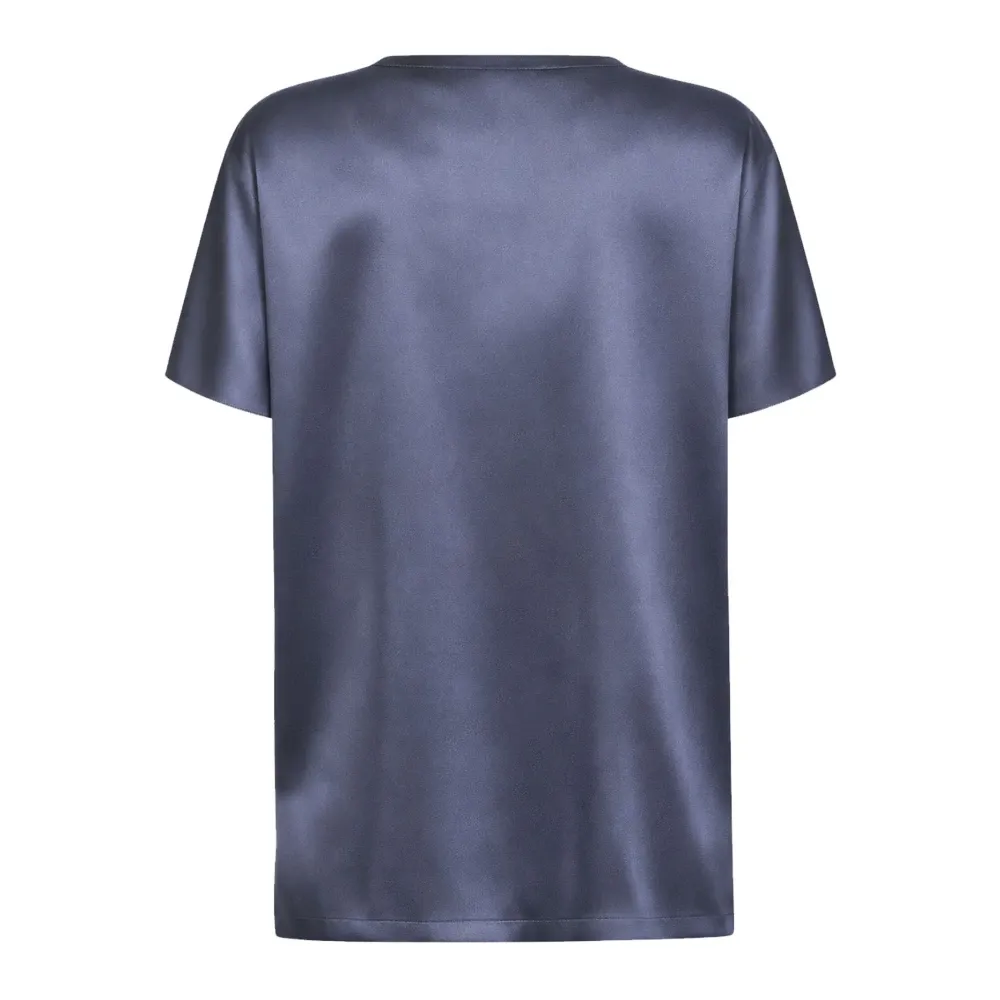Double Silk Satin Blouse - Giorgio Armani - Modalova