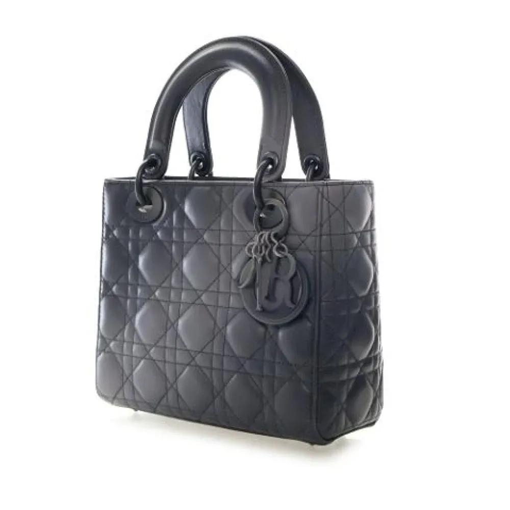 Pre-owned Leather Handbag - Dior Vintage - Modalova