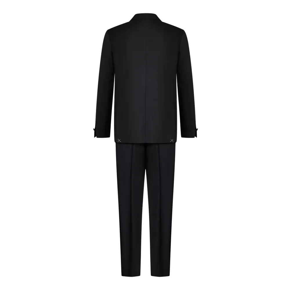 Black Wool Suit Jannik Sinner Model - Franzese Collection - Modalova