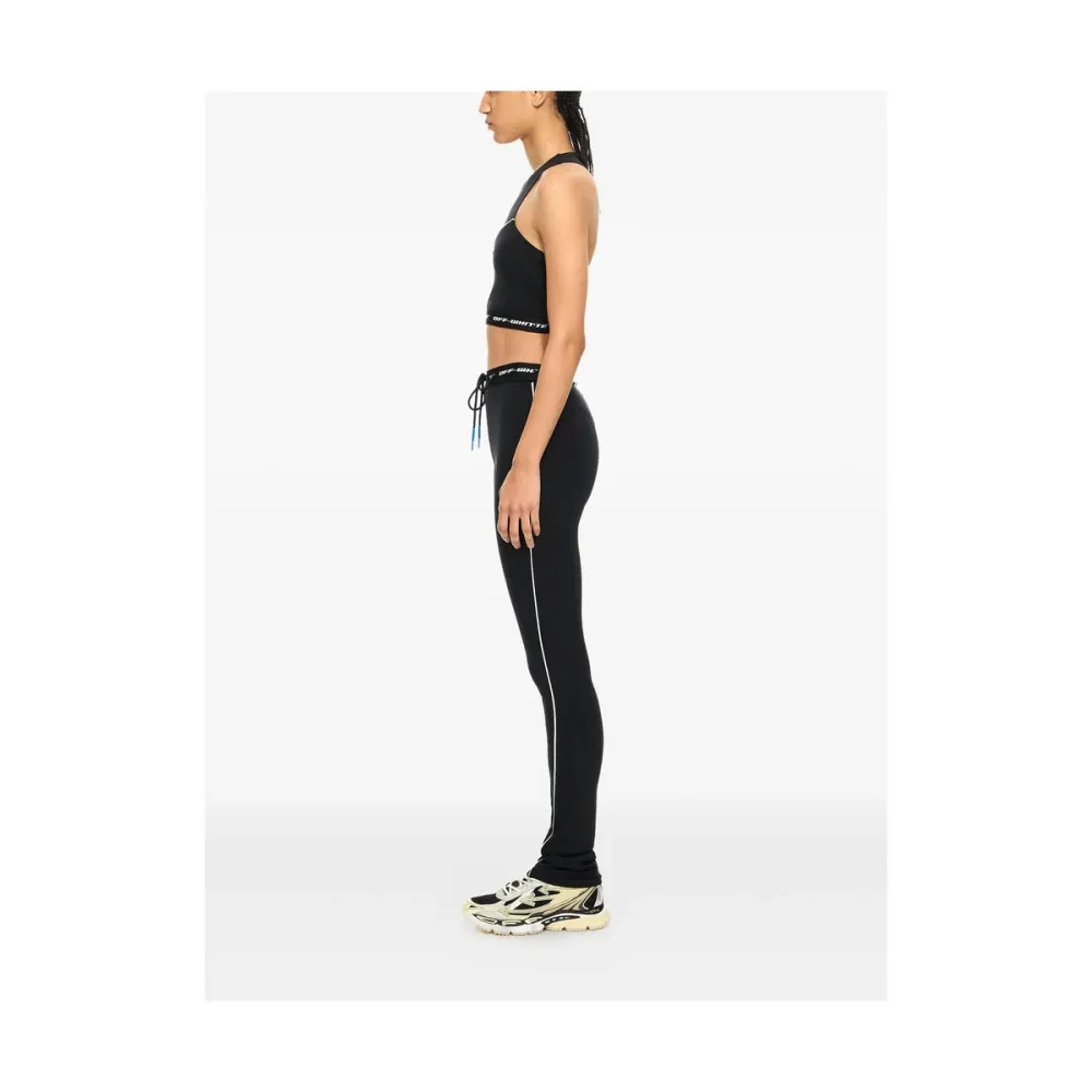 Logoband Crop Top - Off White - Modalova