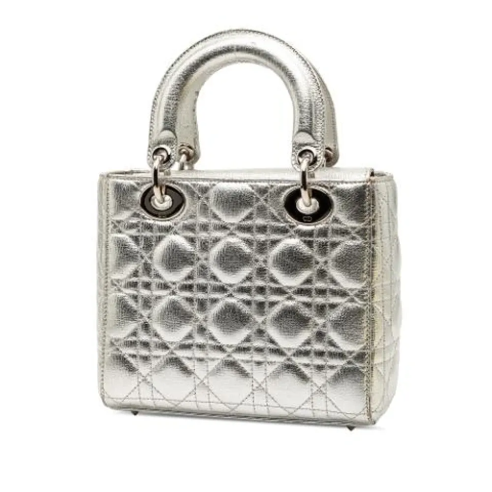 Pre-owned Vintage Leather Handbag - Dior Vintage - Modalova