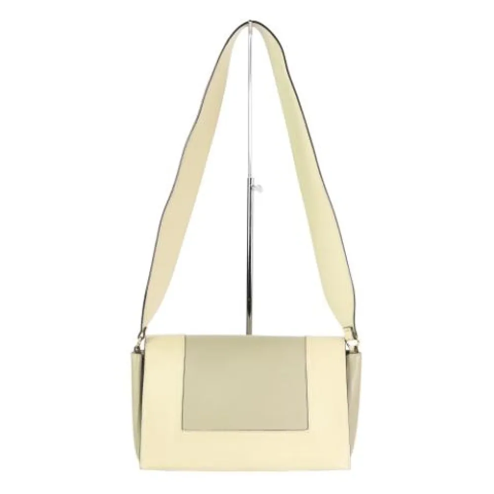 Pre-owned Frame Medium Calf Leather Shoulder Bag - Celine Vintage - Modalova