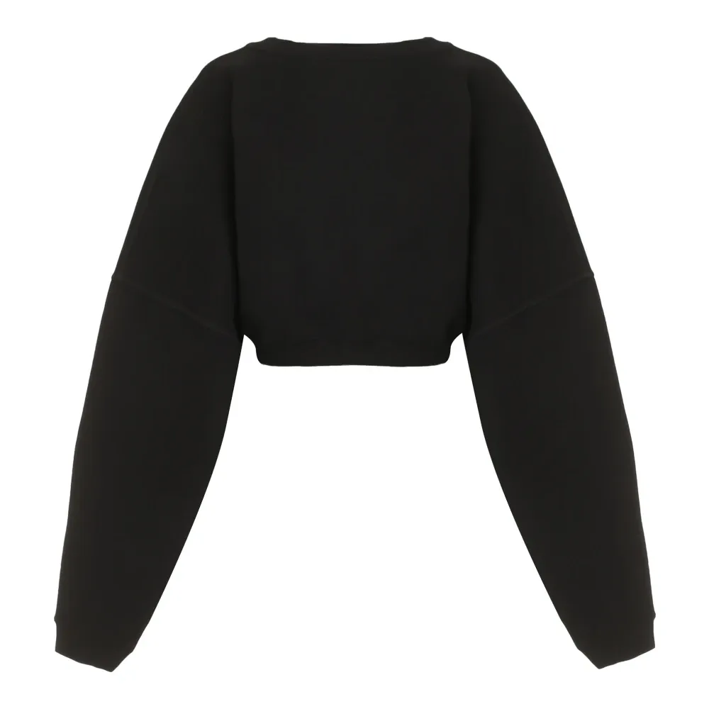 Cotton Crew-neck Sweatshirt - Saint Laurent - Modalova