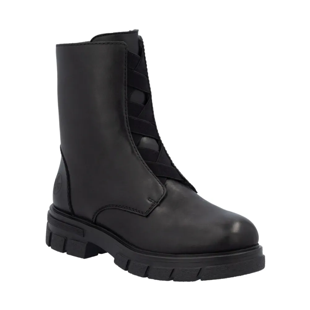 Black Closed Ankle Boots - Rieker - Modalova