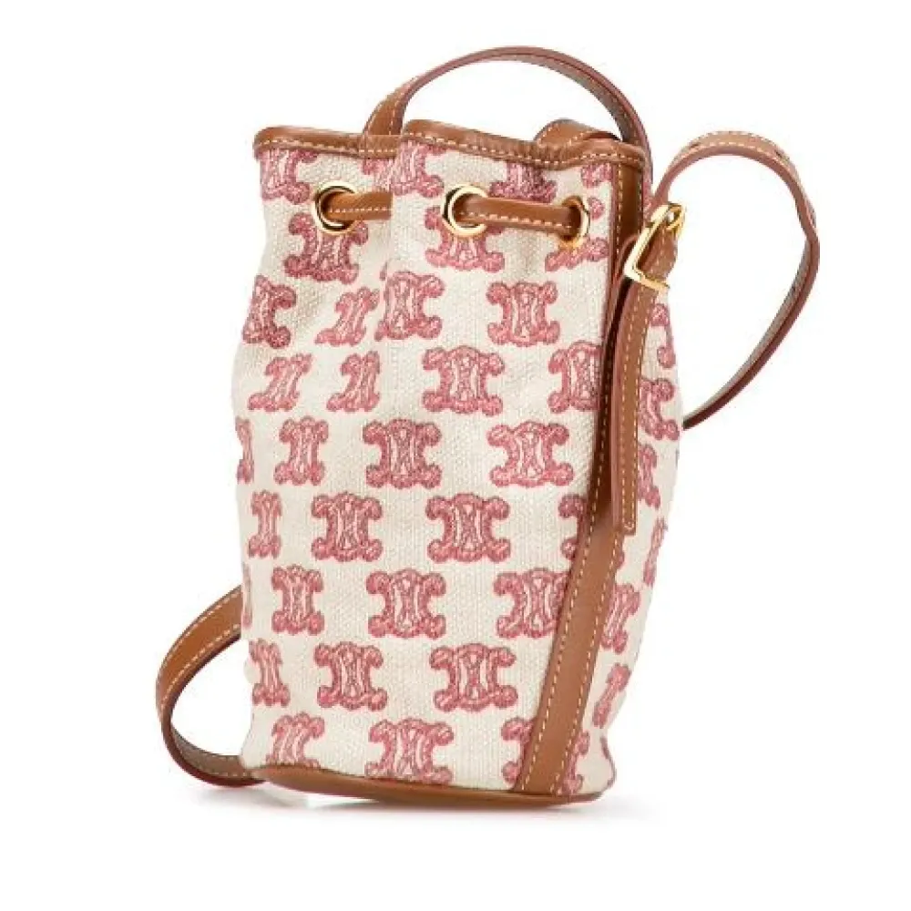 Pre-owned Canvas Bucket Bag - Celine Vintage - Modalova