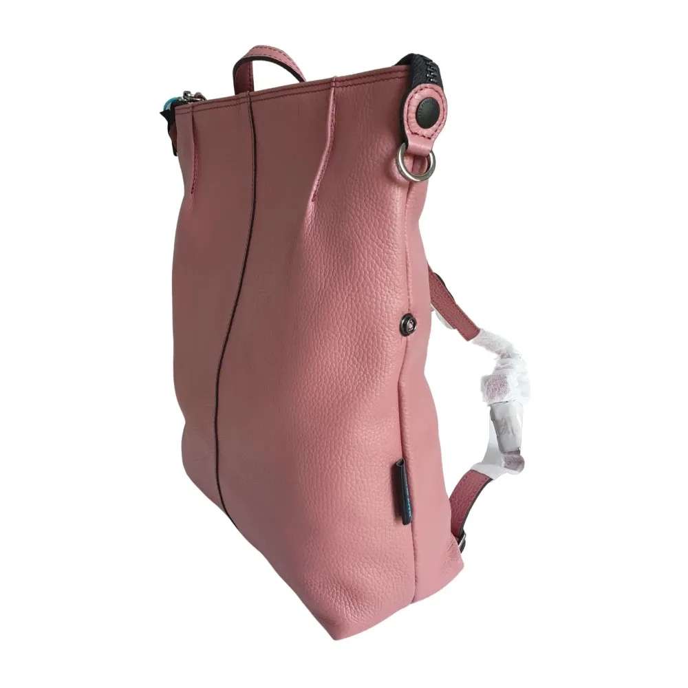 Large Leather Backpack Shopper Rosewood - Gabs - Modalova