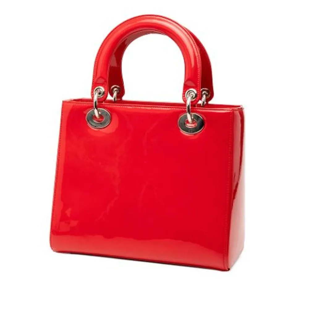 Pre-owned Vintage Leather Handbag - Dior Vintage - Modalova