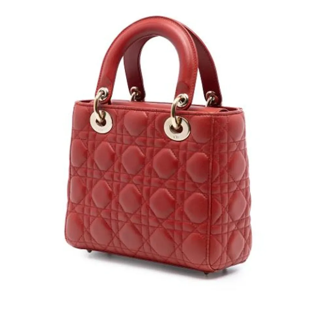 Pre-owned Leather Handbag - Dior Vintage - Modalova