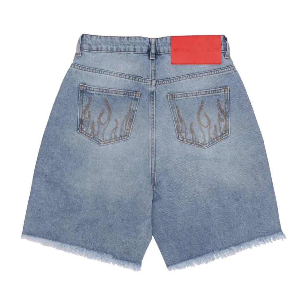 Denim Shorts - VISION OF SUPER - Modalova