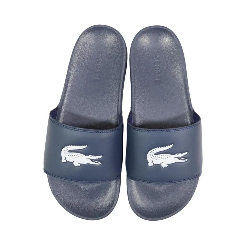 Printed Synthetic Slippers - Lacoste - Modalova