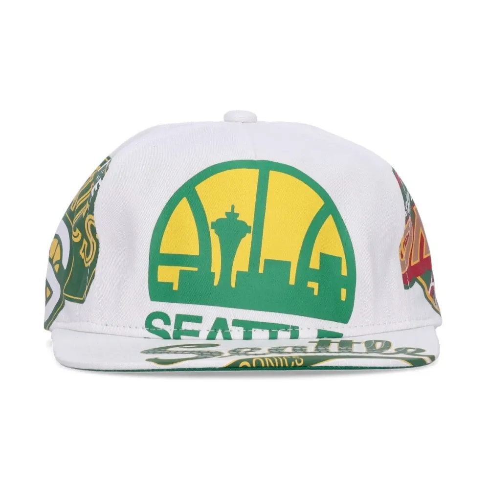 Seattle Supersonics Flat Brim Cap - Mitchell & Ness - Modalova
