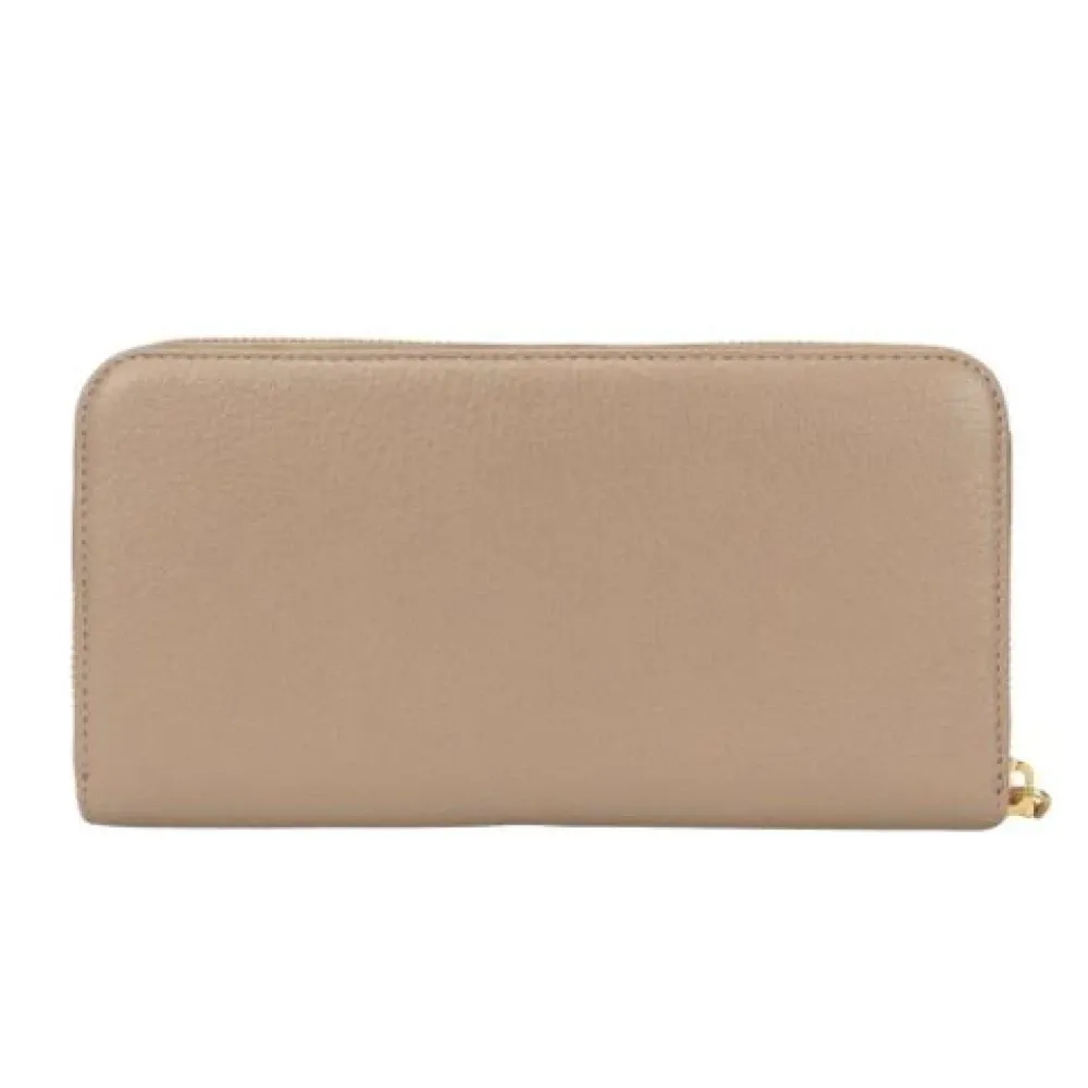 Pre-owned Leather Wallet - Miu Miu Pre-owned - Modalova