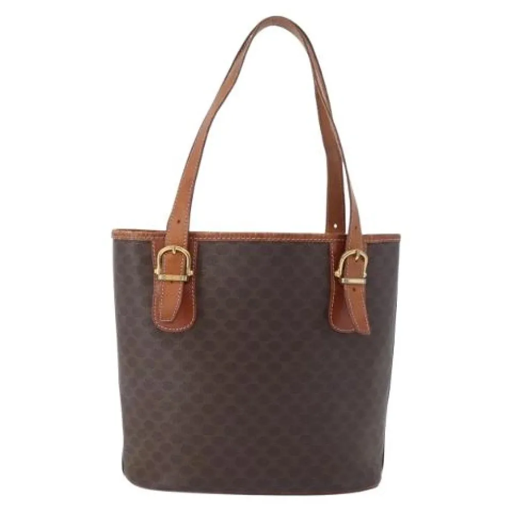 Pre-owned Canvas Bucket Bag - Celine Vintage - Modalova