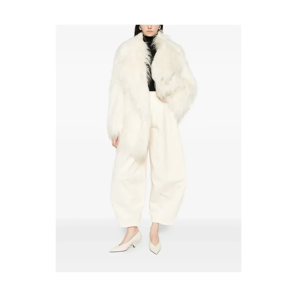 Liza Short Faux Fur Coat - The Frankie Shop - Modalova