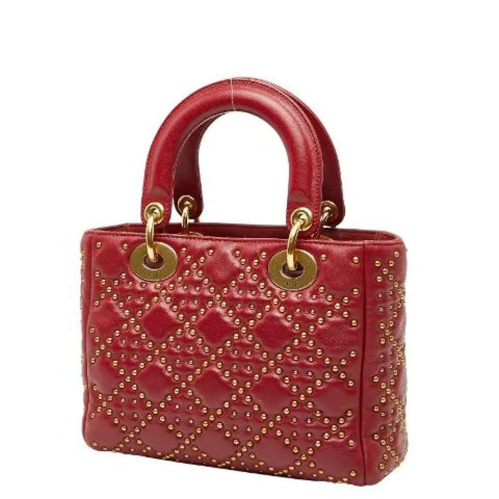 Pre-owned Vintage Leather Handbag - Dior Vintage - Modalova
