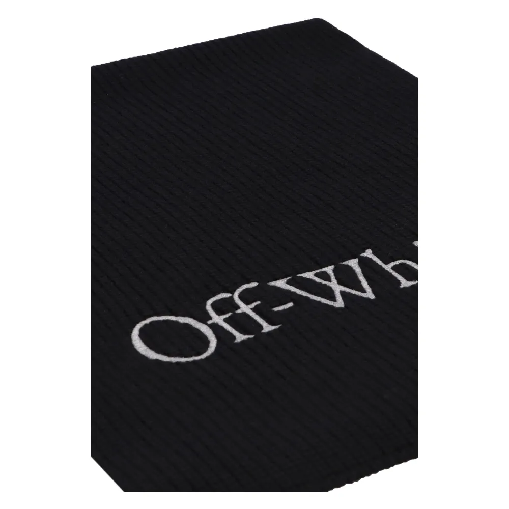 Virgin Wool Scarf - Off White - Modalova