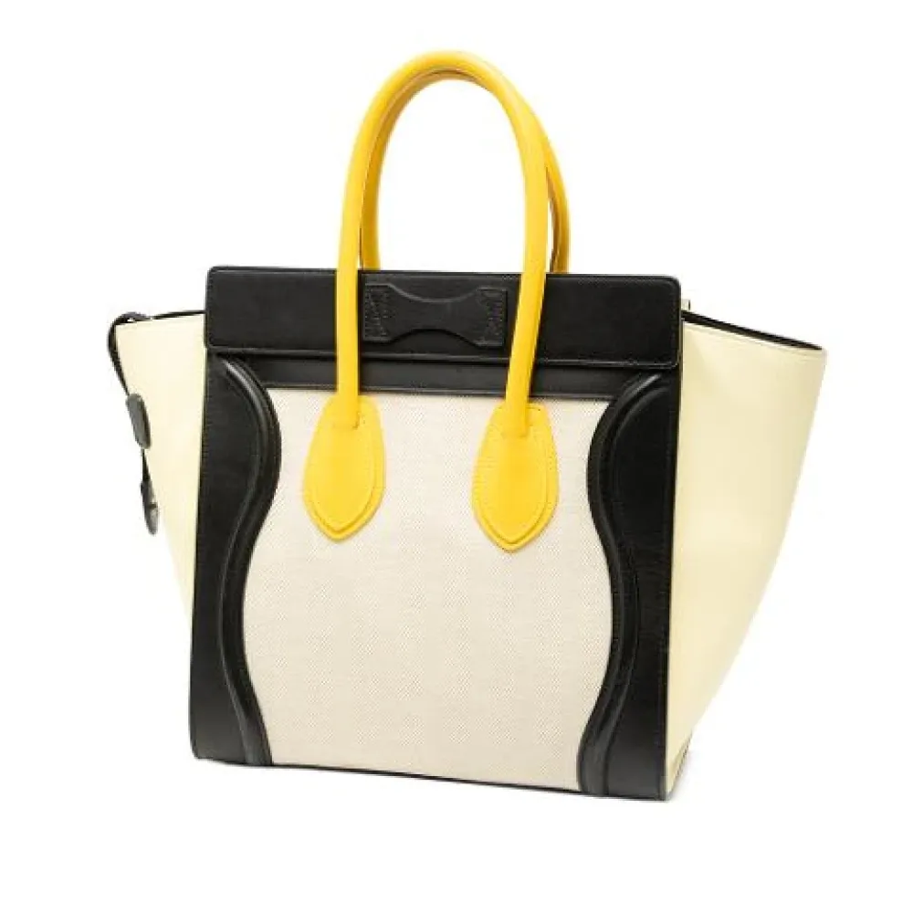 Pre-owned Micro Luggage Handbag - Celine Vintage - Modalova