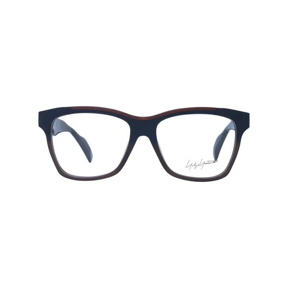 Blue Square Optical Frames with Branded Case - Yohji Yamamoto - Modalova