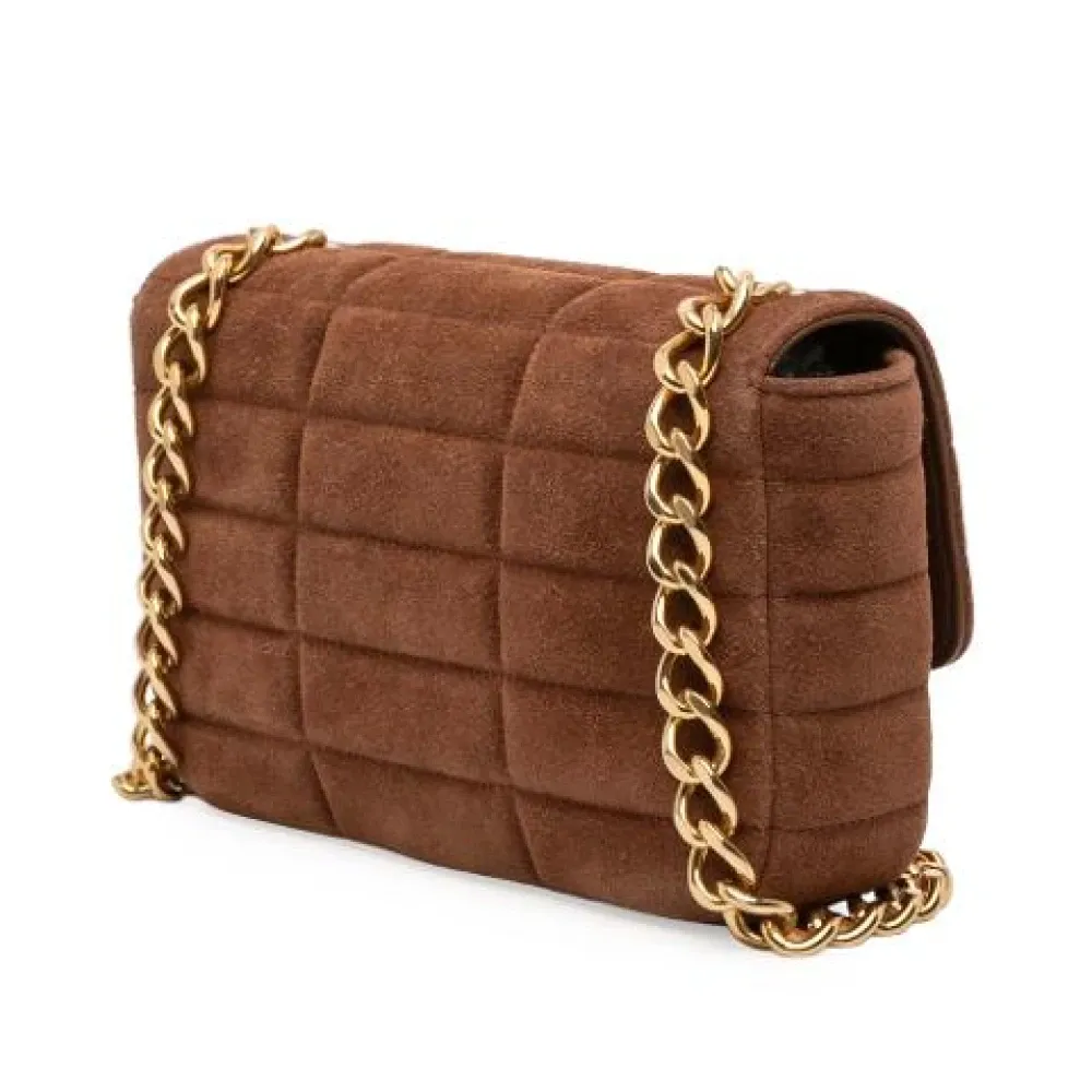 Pre-owned Suede Vintage Shoulder Bag - Celine Vintage - Modalova