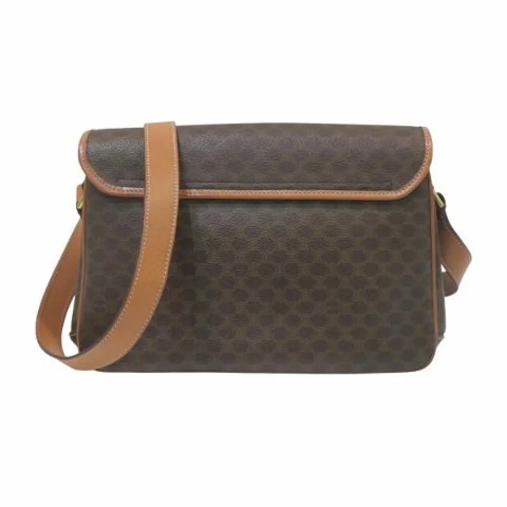 Pre-owned Macadam PVC Leather Shoulder Bag - Celine Vintage - Modalova