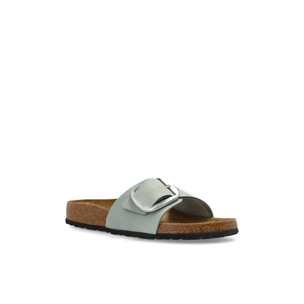 Madrid Big Buckle Nubuck Leather Sandals - Birkenstock - Modalova