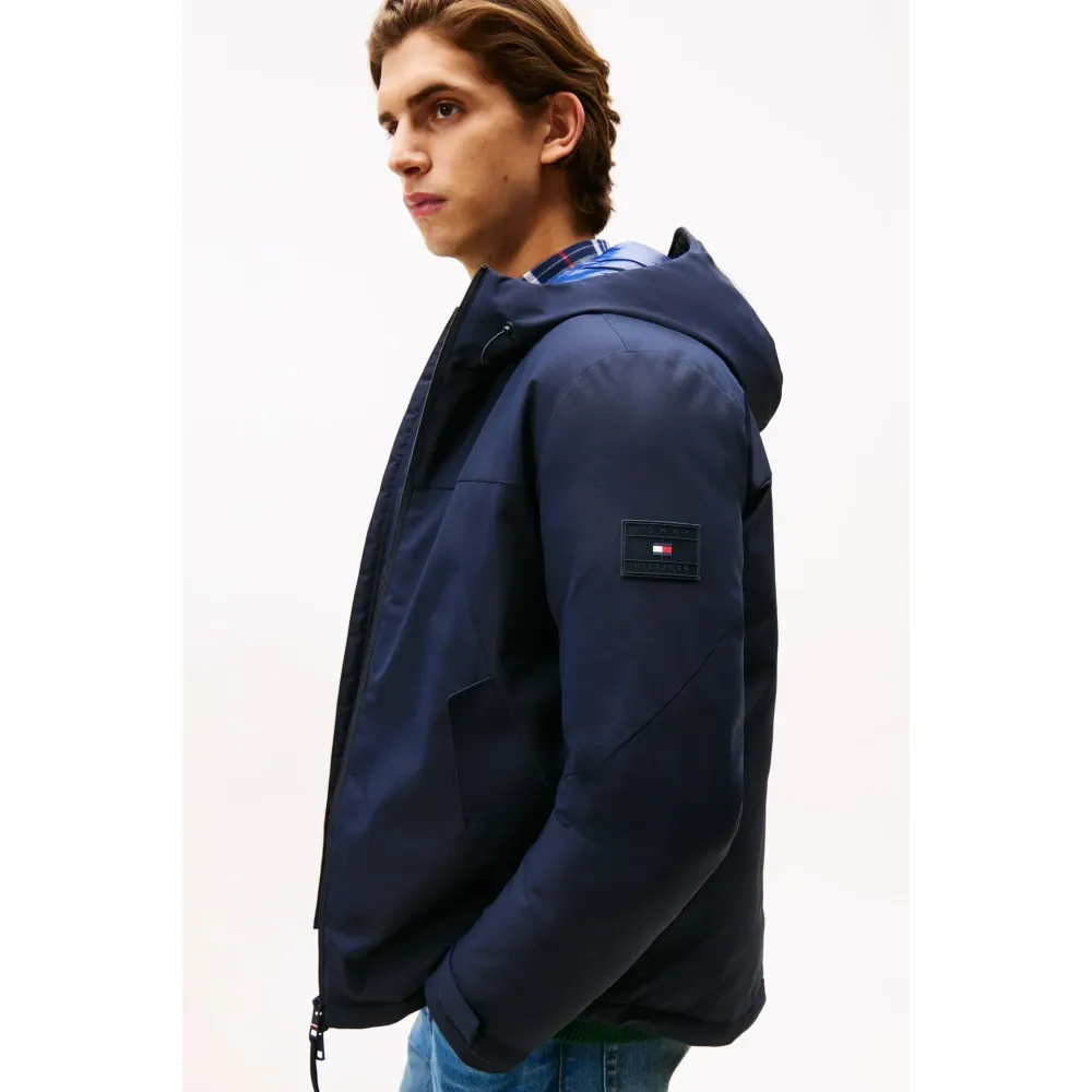 Tech Hooded Short Padded Jacket - Tommy Hilfiger - Modalova