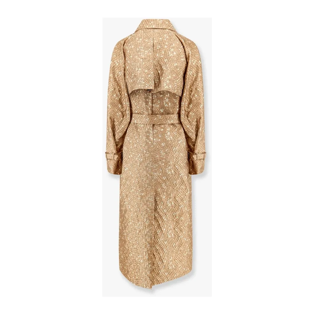 Brown Coat with Snap Buttons - Max Mara - Modalova