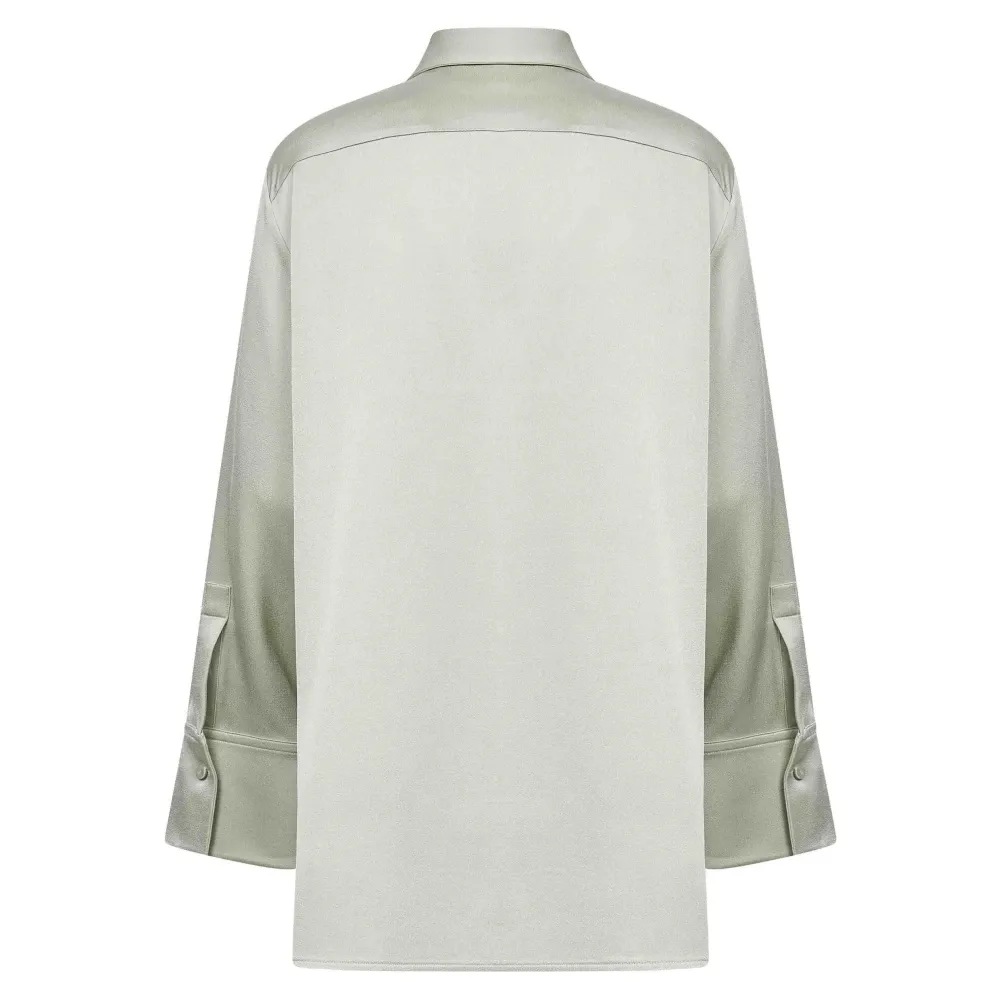 Oversized Satin Shirt - Jil Sander - Modalova