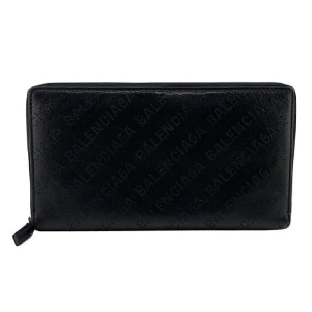 Pre-owned Leather Wallet - Balenciaga Vintage - Modalova