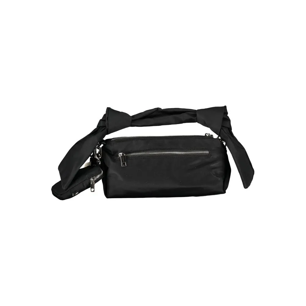 Black Polyester Handbag with Adjustable Shoulder Strap and Multiple Pockets - Desigual - Modalova