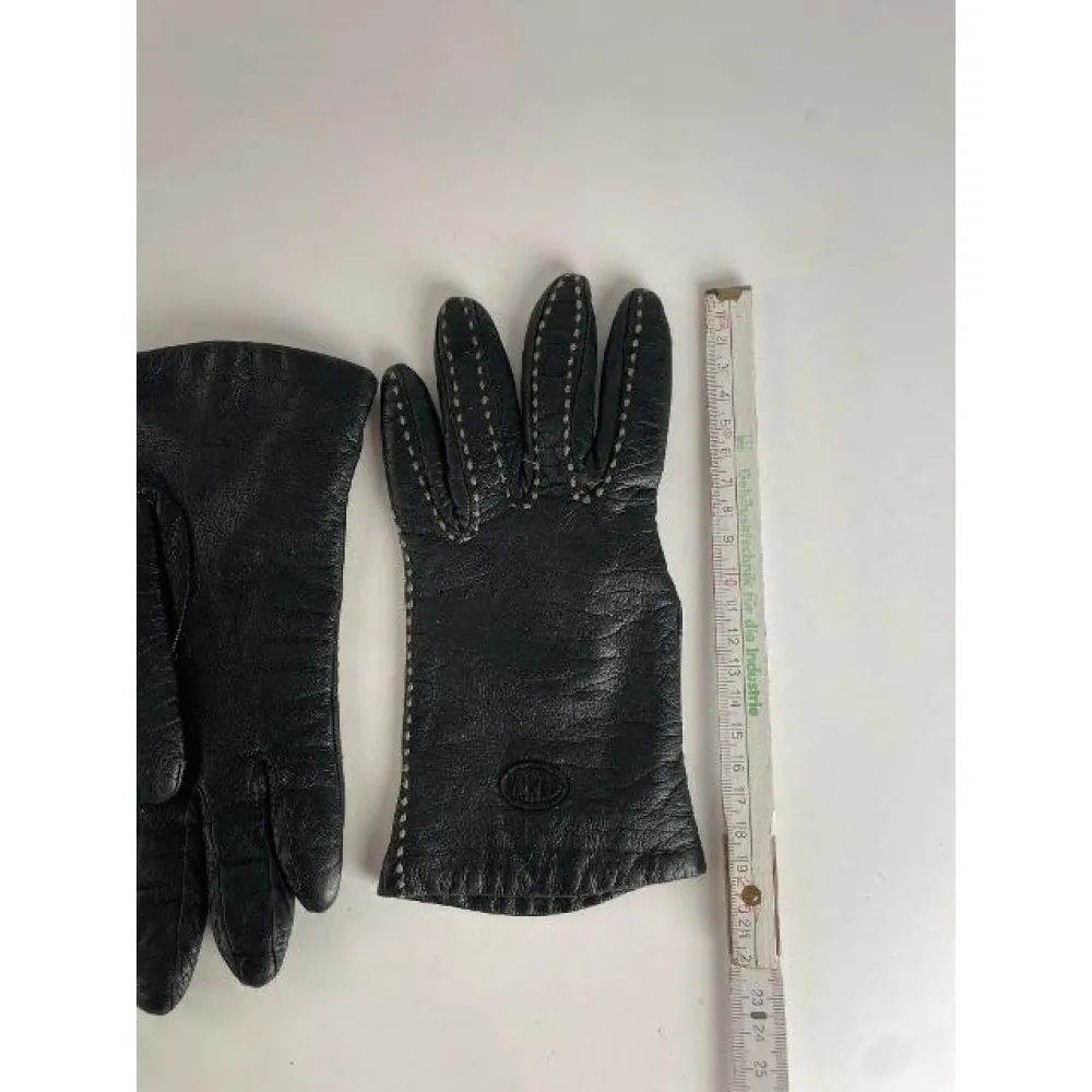 Pre-owned Leather Gloves - Fendi Vintage - Modalova