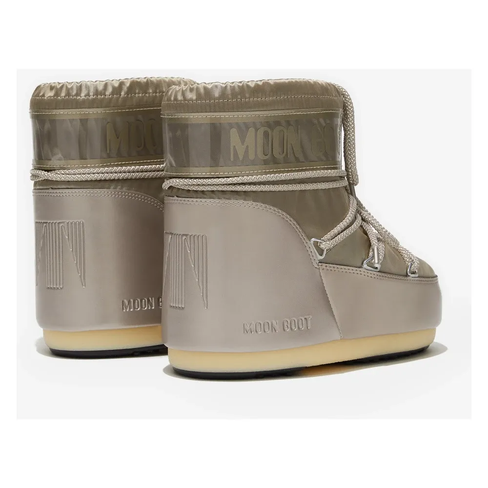 Gold Low Glance Girls Boots - Moon Boot - Modalova