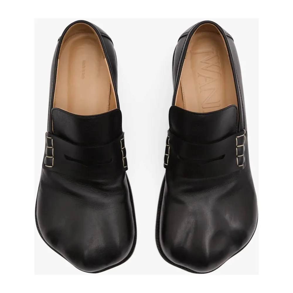 Paw Leather Loafers - JW Anderson - Modalova