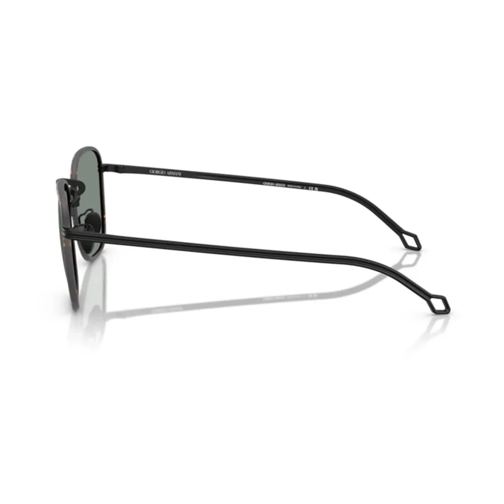Structured Square Sunglasses with Windsor Rims - Giorgio Armani - Modalova