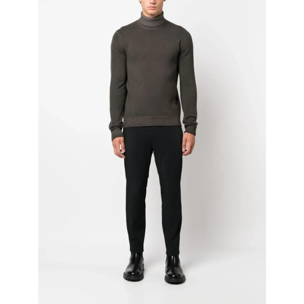 Black Tailored Trousers with Pockets - PT Torino - Modalova