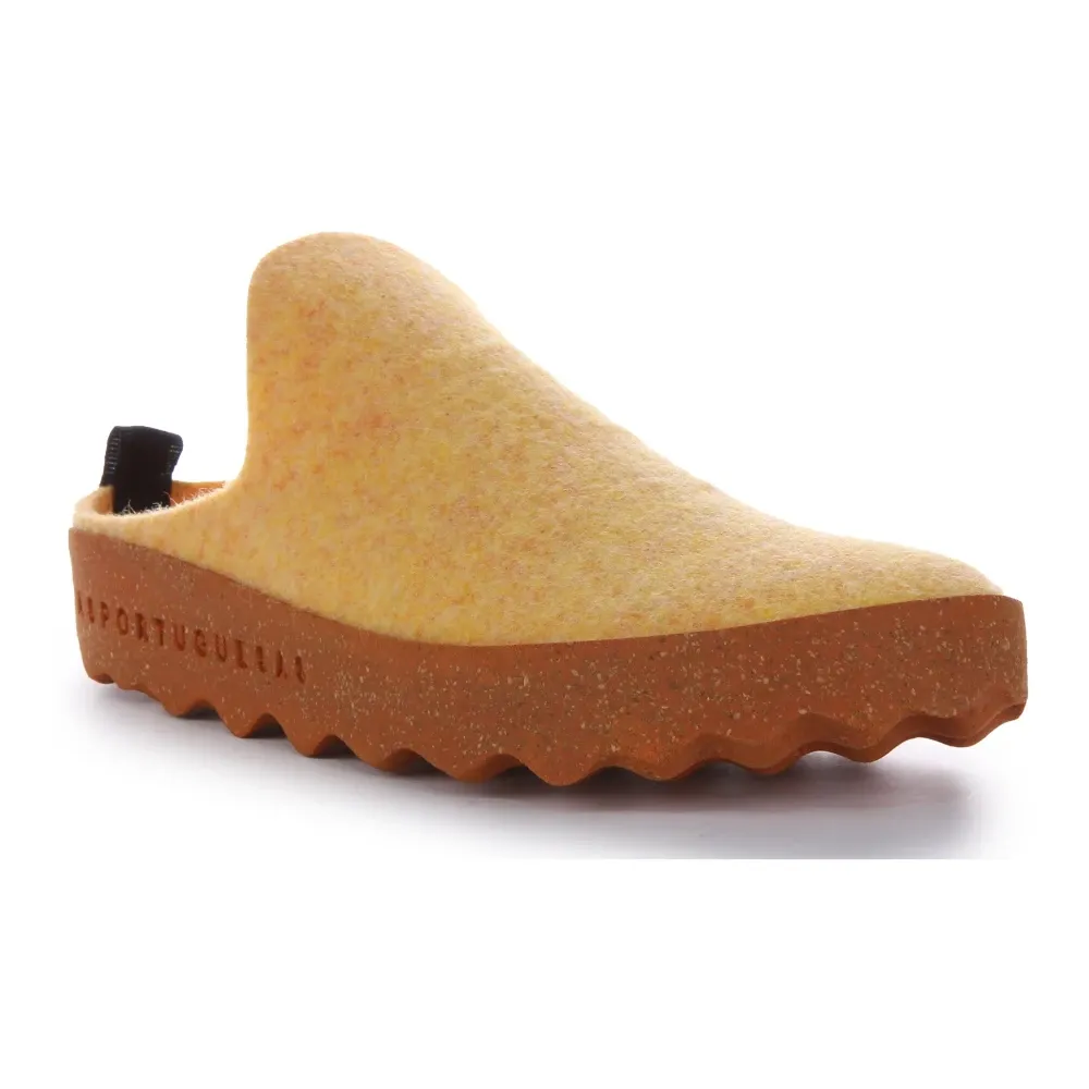 Wool Felt Slipper Shoes Yellow Women - Asportuguesas - Modalova