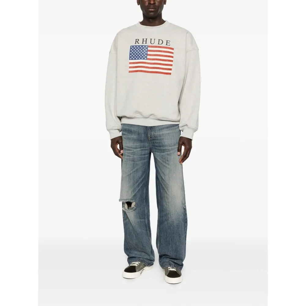 Rhude Sweaters Grey - Rhude - Modalova