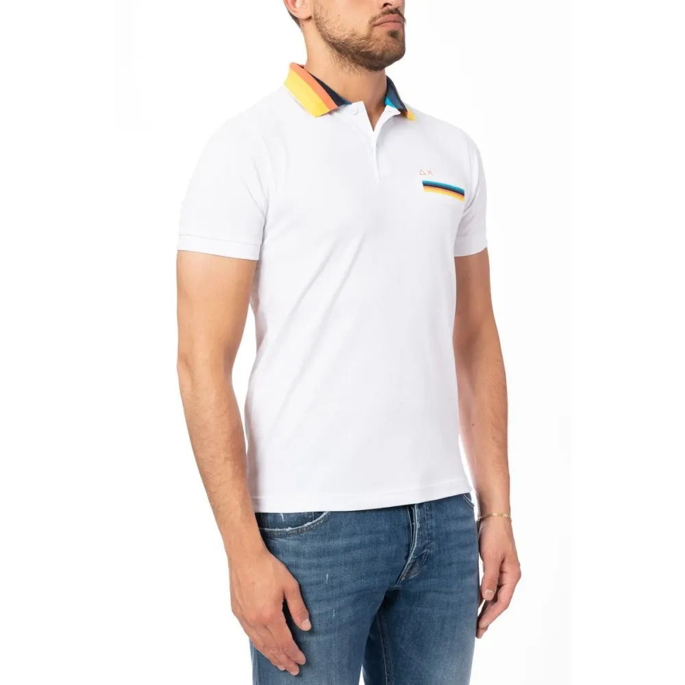 Multicolored Polo Shirt - Sun68 - Modalova